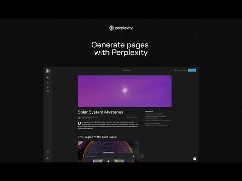 Introducing Perplexity Pages