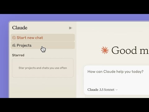 Shareable Projects in Claude