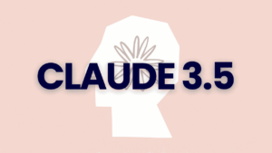 Schriftzug Claude 3.5 auf Hintergrund mit Anthropic Logo